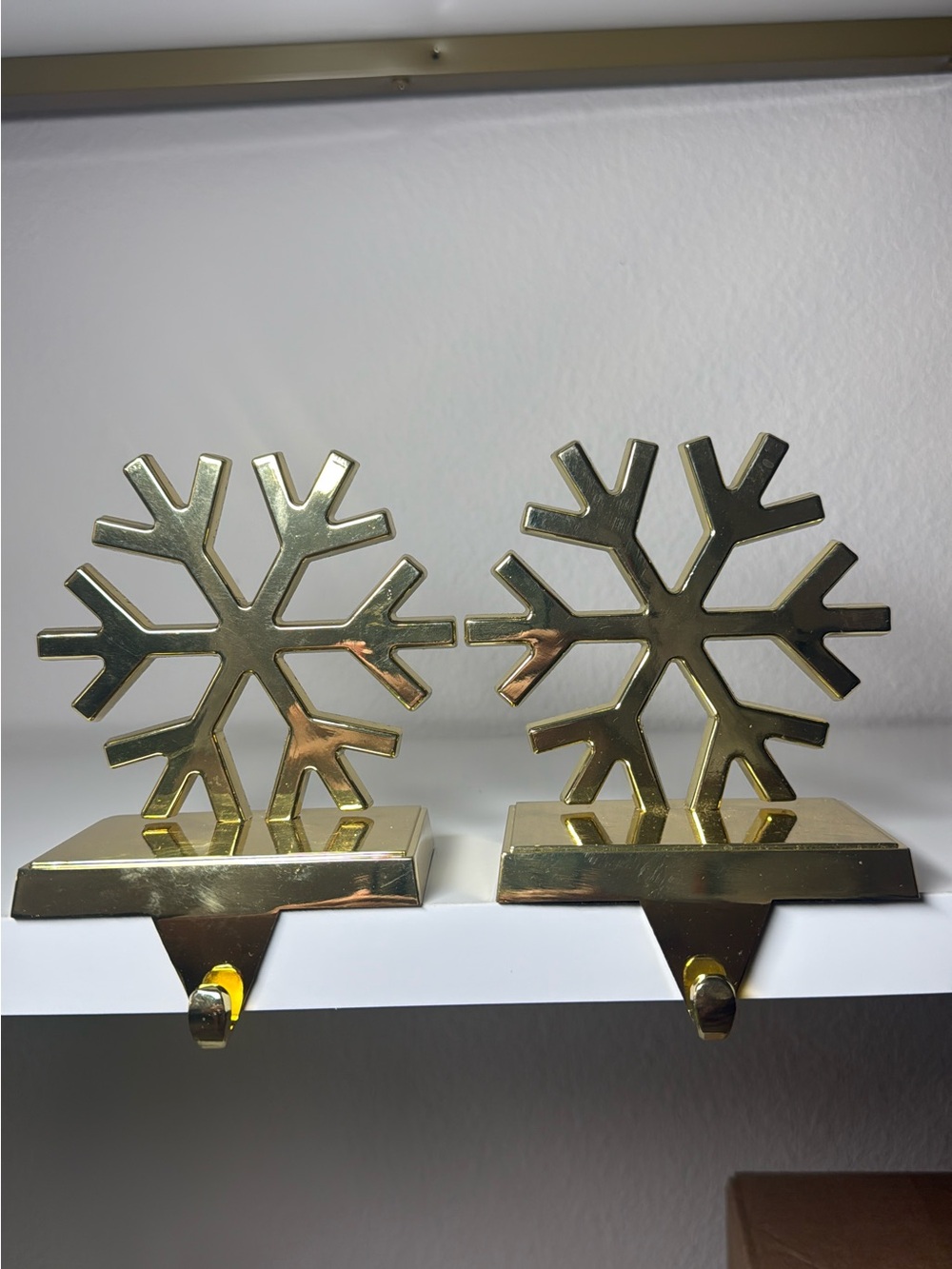 Gold Snowflake Wall Hooks - Decorative Home Wall Decor